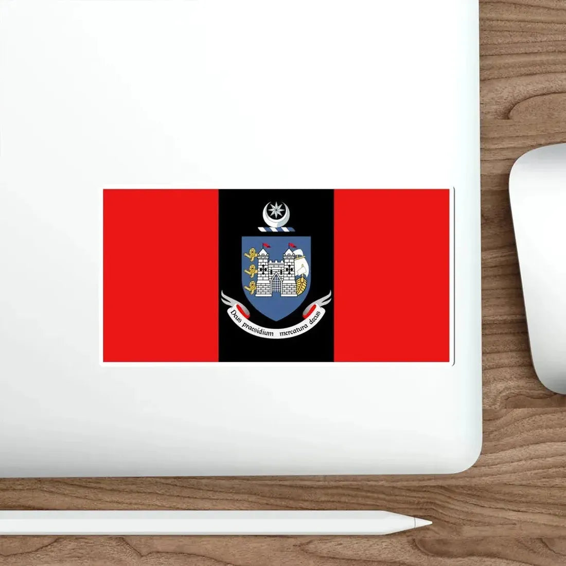 Flag of Drogheda Ireland STICKER Vinyl Die-Cut Decal - The Sticker Space