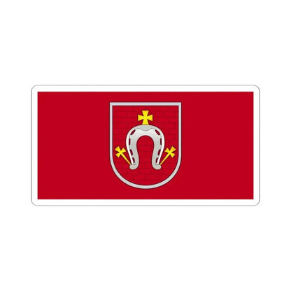 Flag of Drybin Belarus (Belarus) STICKER Vinyl Kiss-Cut Decal 4 Inch White - The Sticker Space