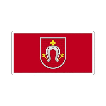 Flag of Drybin Belarus (Belarus) STICKER Vinyl Kiss-Cut Decal 6 Inch White - The Sticker Space