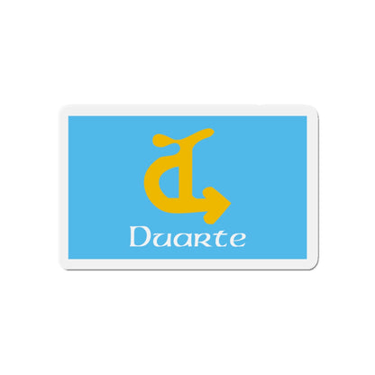 Flag of Duarte California - Die-Cut Magnet-5" x 5"-The Sticker Space