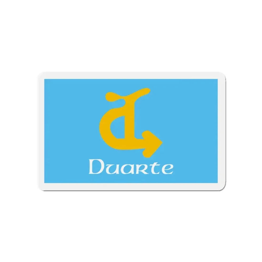 Flag of Duarte California - Refrigerator Magnet 3 Inch - The Sticker Space