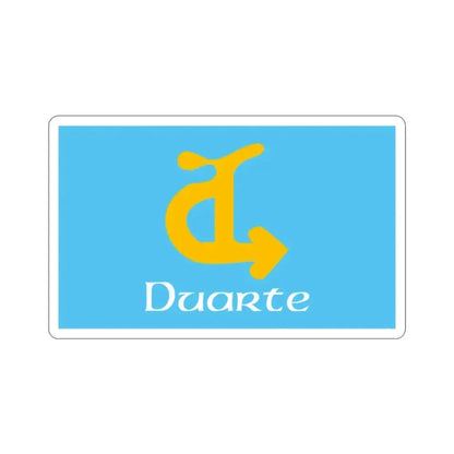 Flag of Duarte California USA STICKER Vinyl Die-Cut Decal - The Sticker Space