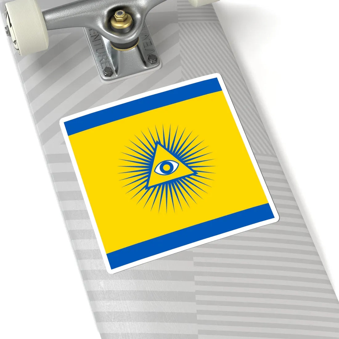 Flag of Dubliany (Ukraine) STICKER Vinyl Kiss-Cut Decal - The Sticker Space