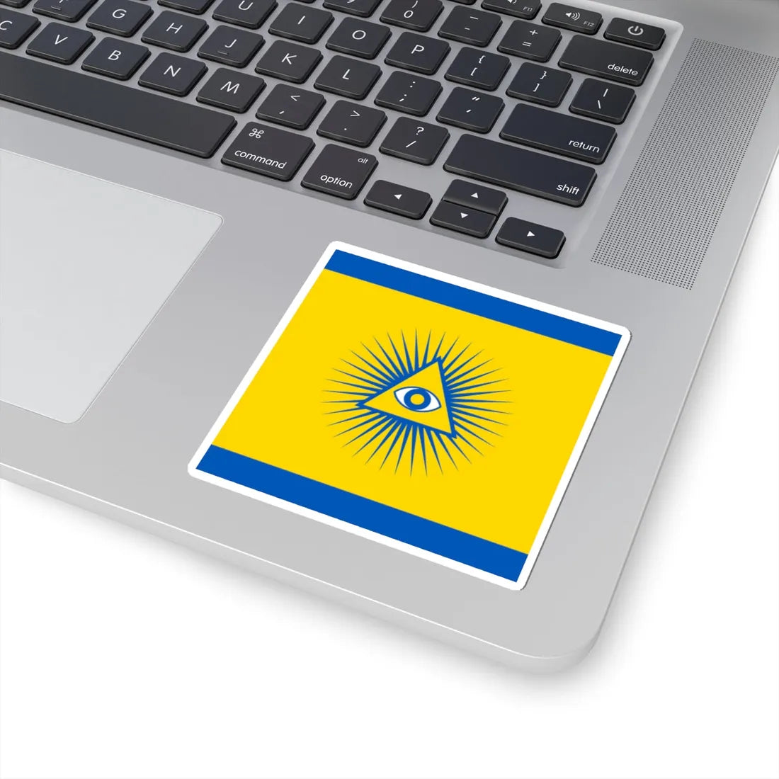 Flag of Dubliany (Ukraine) STICKER Vinyl Kiss-Cut Decal - The Sticker Space