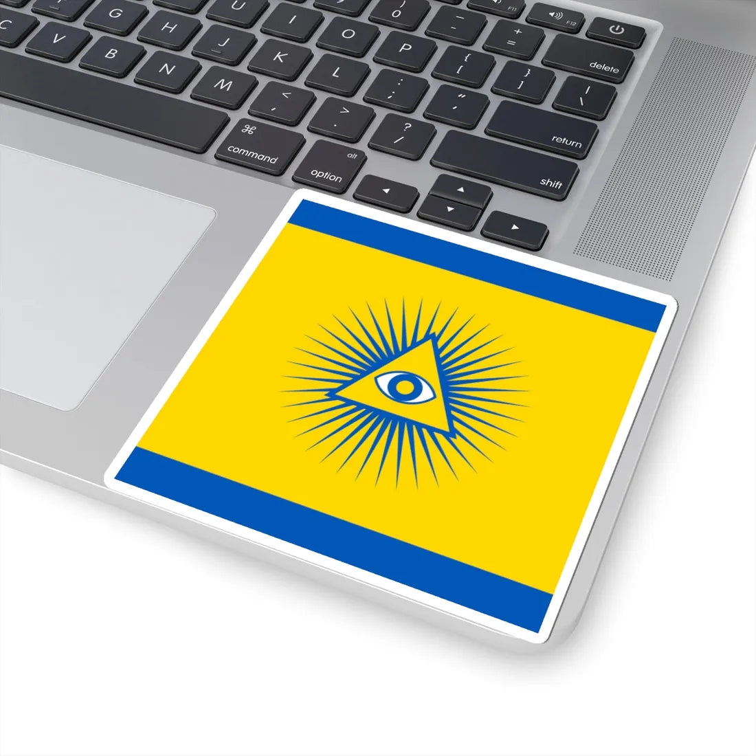 Flag of Dubliany (Ukraine) STICKER Vinyl Kiss-Cut Decal - The Sticker Space