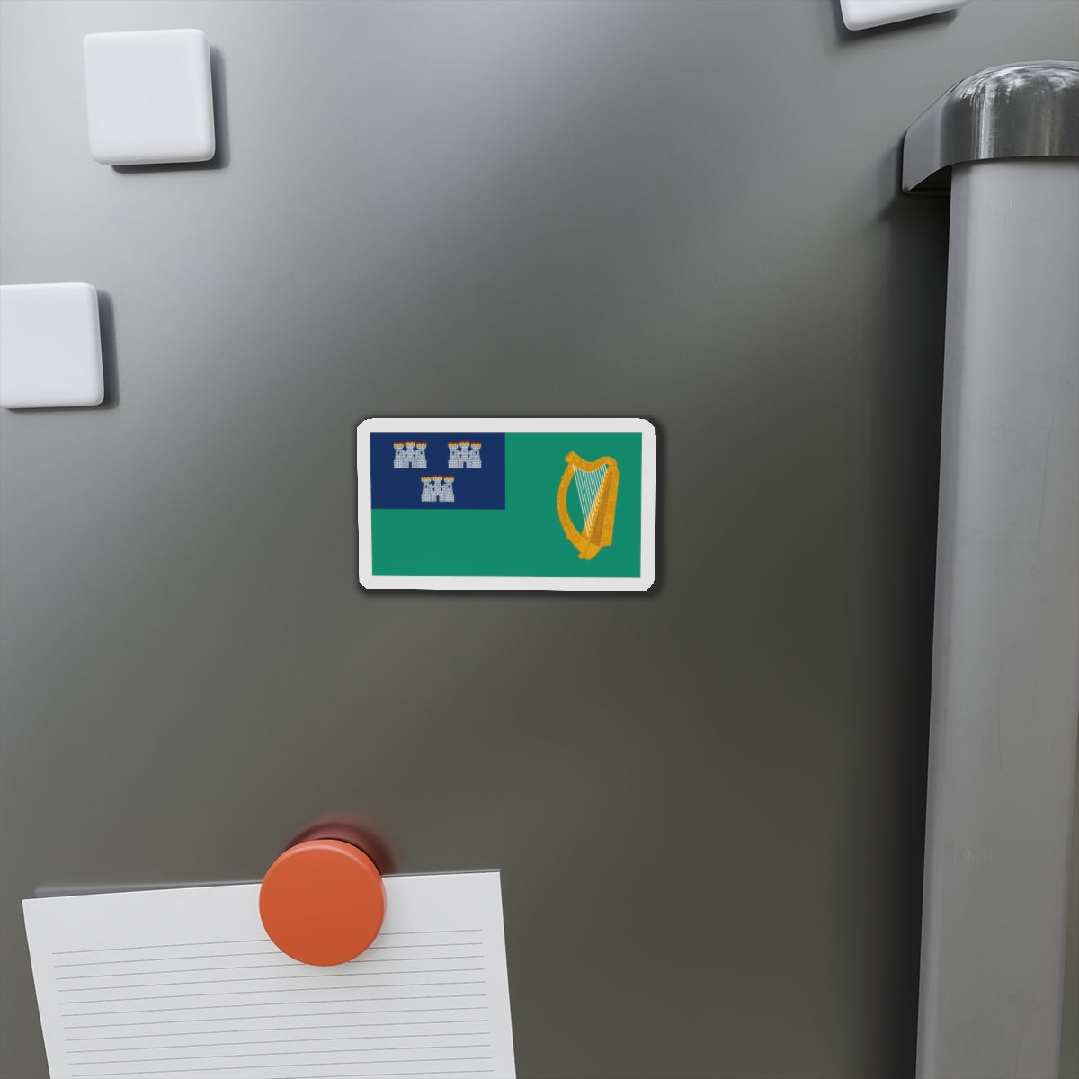 Flag of Dublin City Ireland - Die-Cut Magnet-The Sticker Space