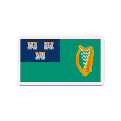 Flag of Dublin City Ireland - Die-Cut Magnet-3" x 3"-The Sticker Space