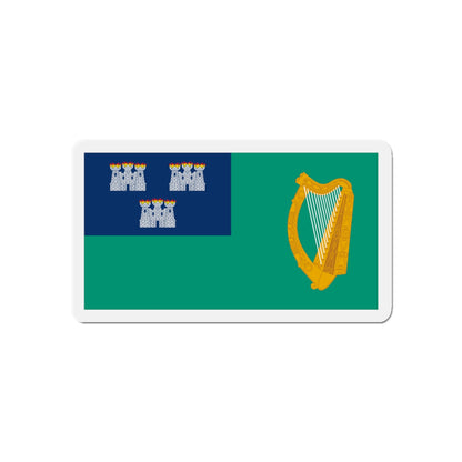 Flag of Dublin City Ireland - Die-Cut Magnet-5" x 5"-The Sticker Space