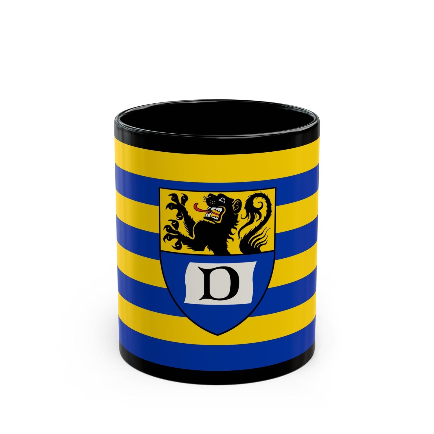 Flag of Dueren Germany - Black Coffee Mug-11oz-The Sticker Space