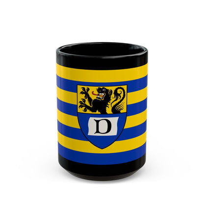 Flag of Dueren Germany - Black Coffee Mug-15oz-The Sticker Space