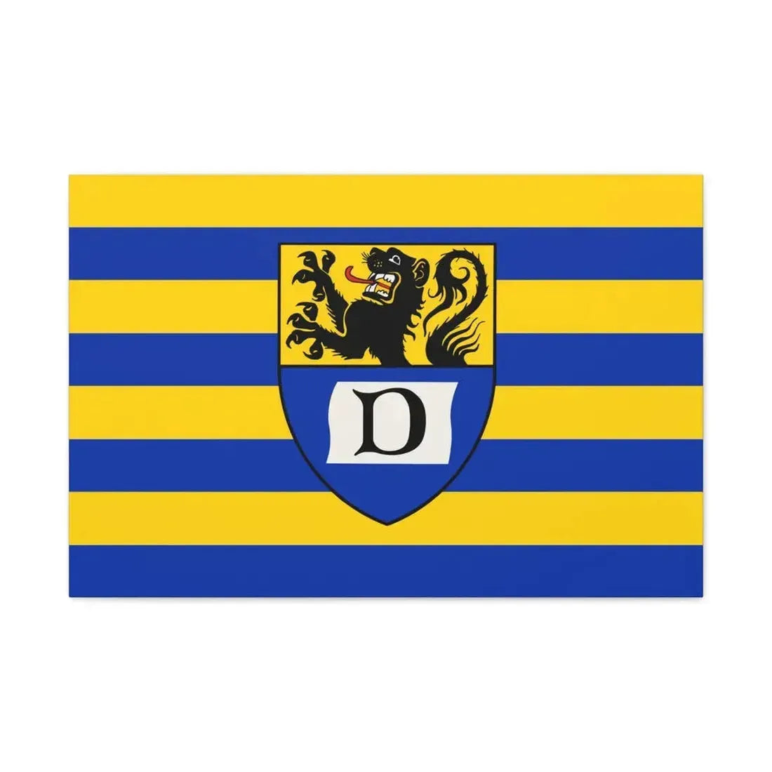 Flag of Dueren Germany - Canvas Wall Art 30" x 20" 1.25" - The Sticker Space