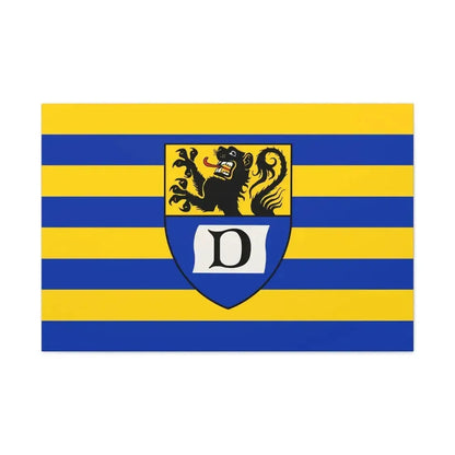 Flag of Dueren Germany - Canvas Wall Art - The Sticker Space