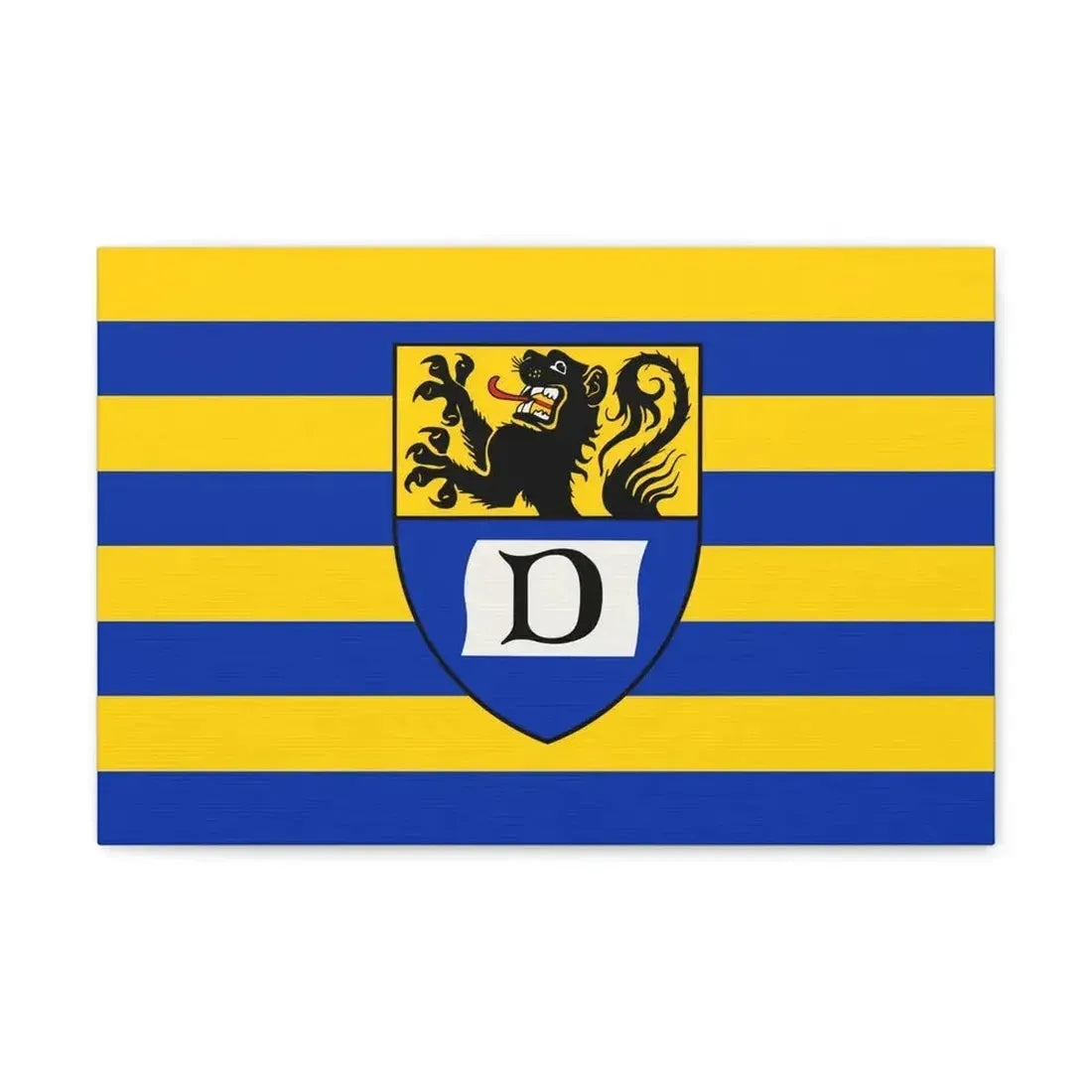Flag of Dueren Germany - Canvas Wall Art - The Sticker Space