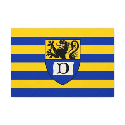 Flag of Dueren Germany - Canvas Wall Art - The Sticker Space