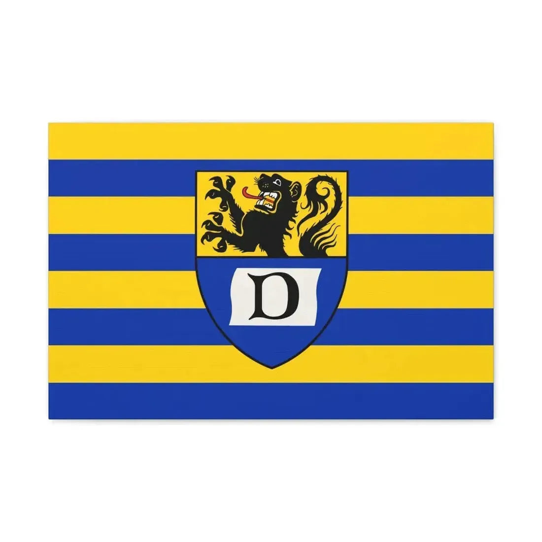 Flag of Dueren Germany - Canvas Wall Art - The Sticker Space