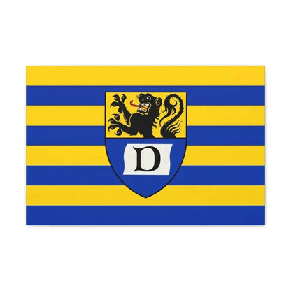 Flag of Dueren Germany - Canvas Wall Art - The Sticker Space