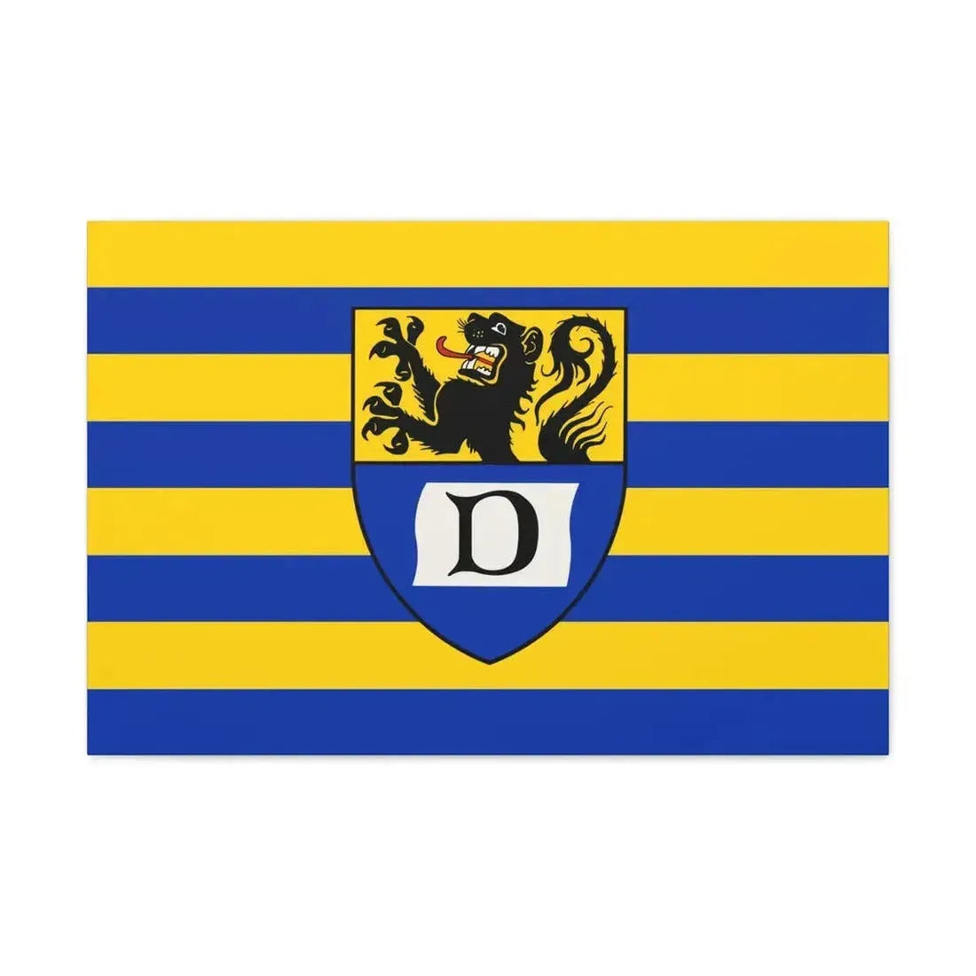 Flag of Dueren Germany - Canvas Wall Art - The Sticker Space