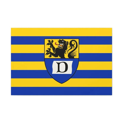 Flag of Dueren Germany - Canvas Wall Art - The Sticker Space