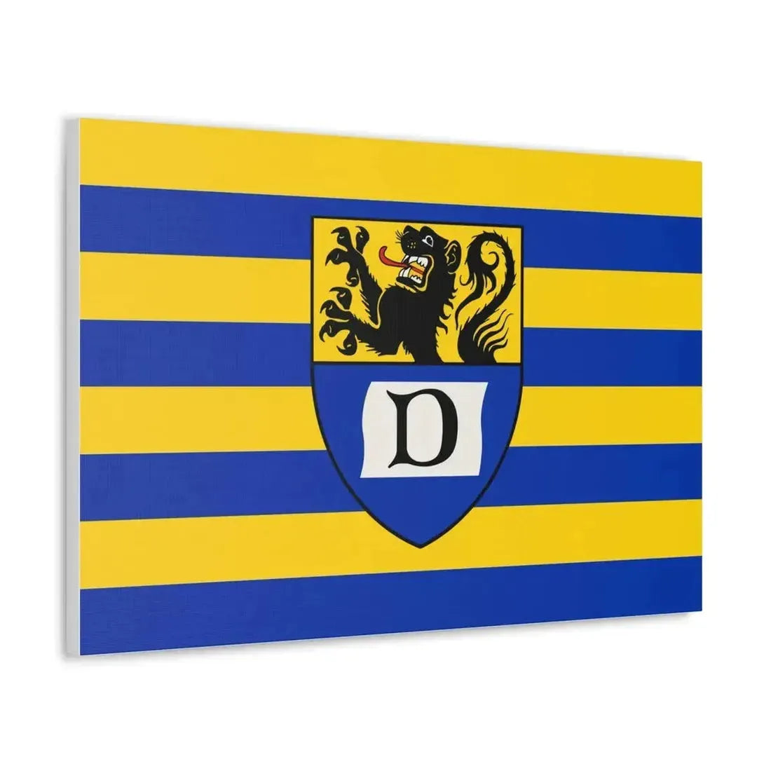 Flag of Dueren Germany - Canvas Wall Art - The Sticker Space