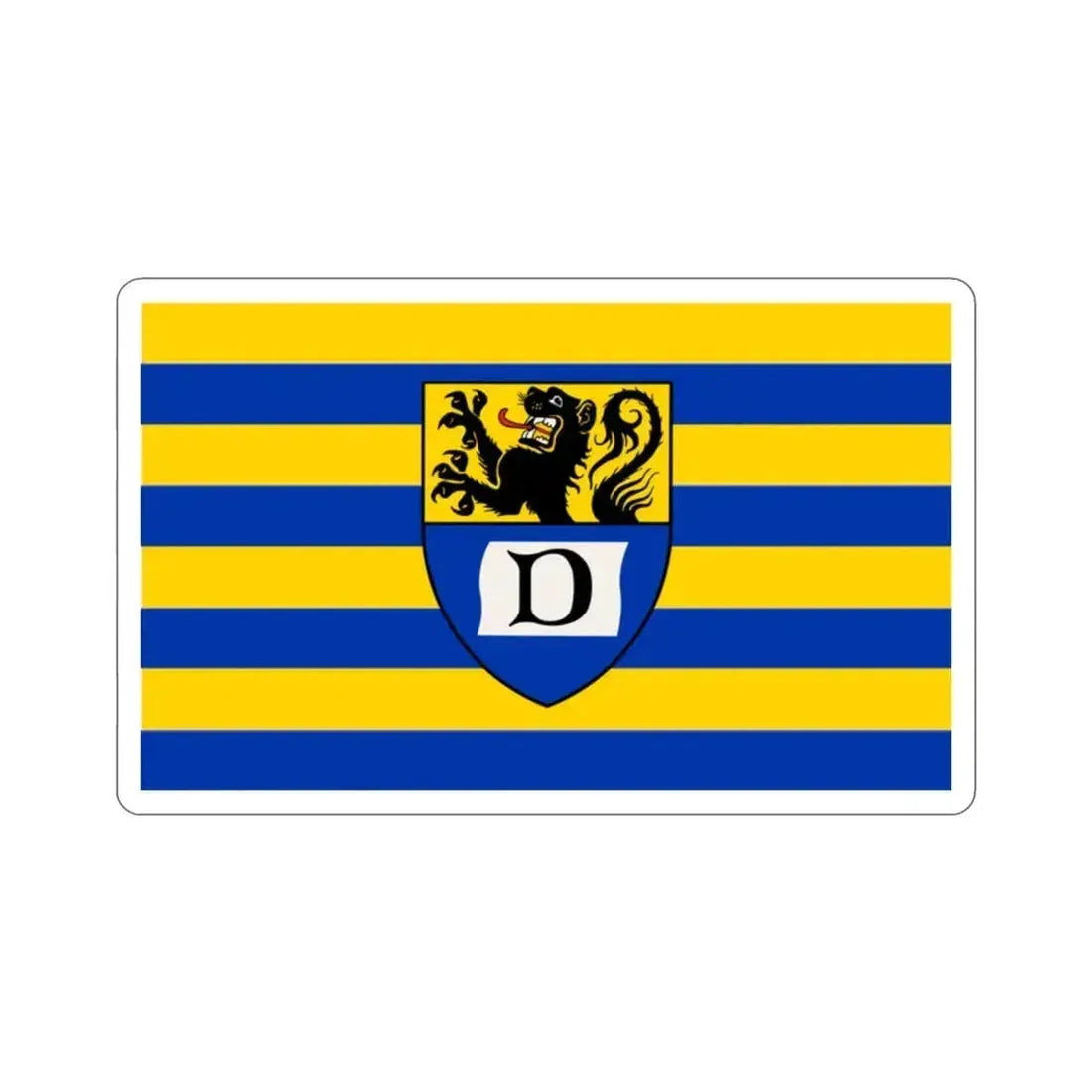 Flag of Dueren Germany STICKER Vinyl Die-Cut Decal 2 Inch - The Sticker Space