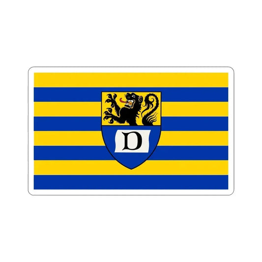 Flag of Dueren Germany STICKER Vinyl Die-Cut Decal 6 Inch - The Sticker Space