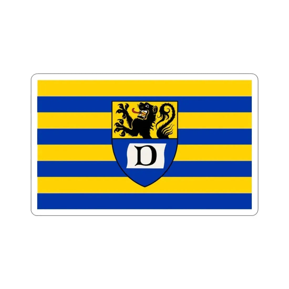 Flag of Dueren Germany STICKER Vinyl Die-Cut Decal - The Sticker Space