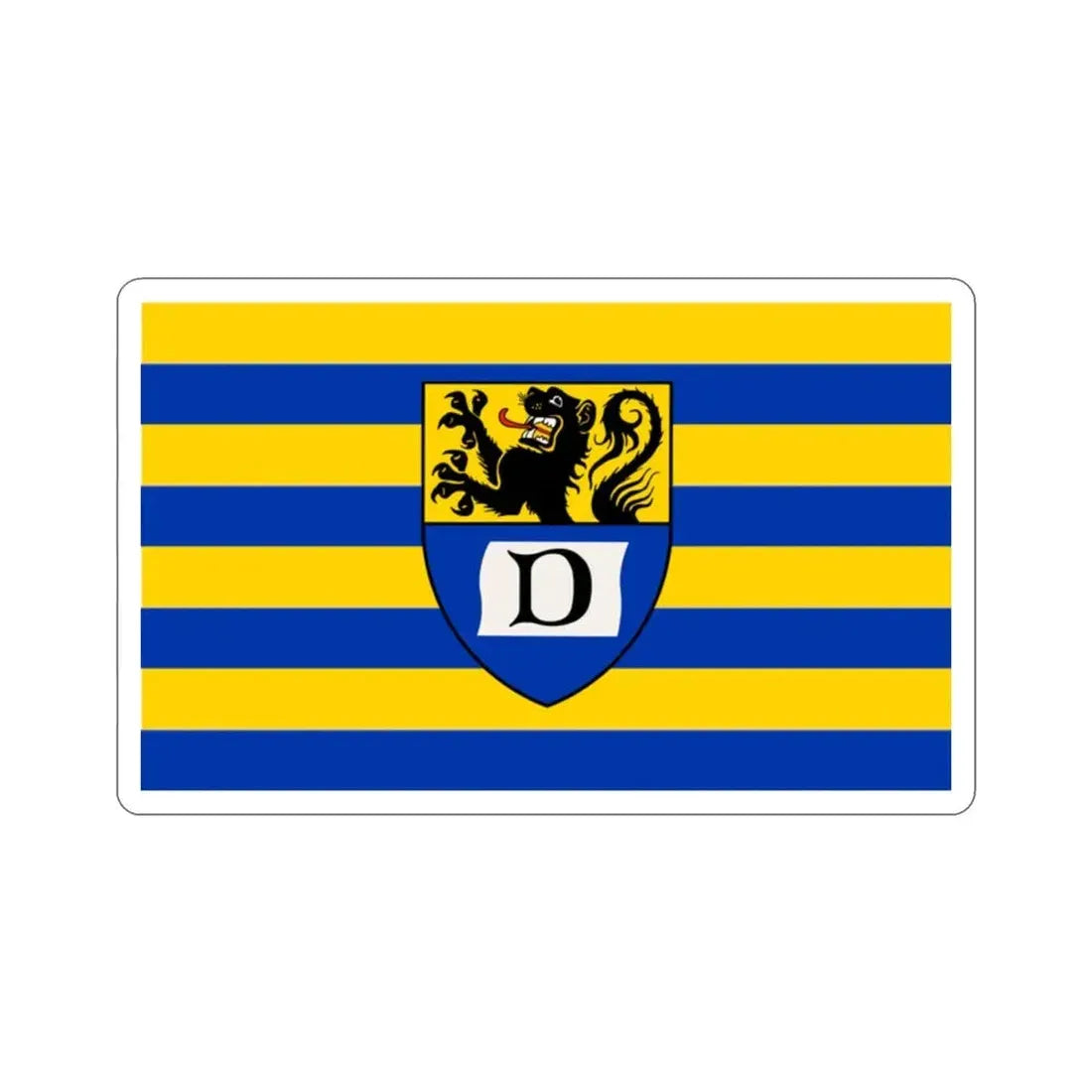 Flag of Dueren Germany STICKER Vinyl Die-Cut Decal - The Sticker Space