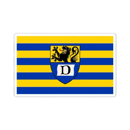 Flag of Dueren Germany - STICKER Vinyl Kiss-Cut Decal 2 Inch White - The Sticker Space