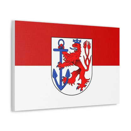 Flag of Duesseldorf Germany - Canvas Wall Art - The Sticker Space