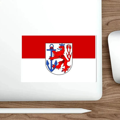 Flag of Duesseldorf Germany STICKER Vinyl Die-Cut Decal - The Sticker Space