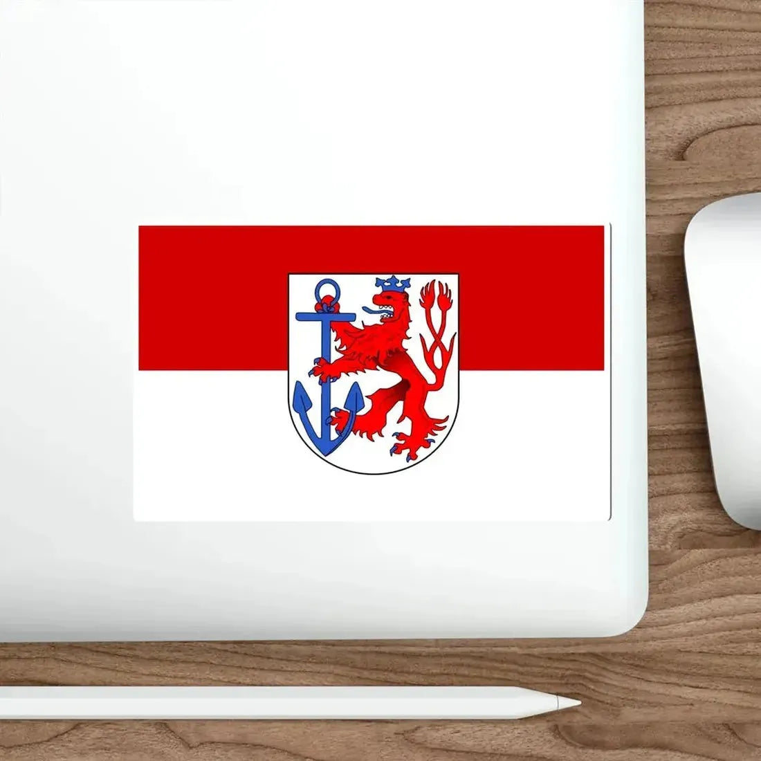 Flag of Duesseldorf Germany STICKER Vinyl Die-Cut Decal - The Sticker Space