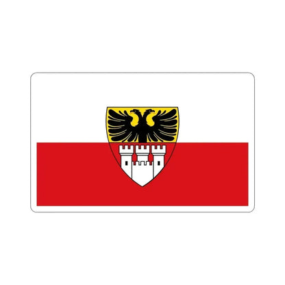 Flag of Duisburg mit Wappen Germany STICKER Vinyl Die-Cut Decal 4 Inch - The Sticker Space