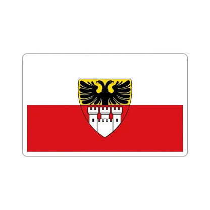 Flag of Duisburg mit Wappen Germany STICKER Vinyl Die-Cut Decal - The Sticker Space