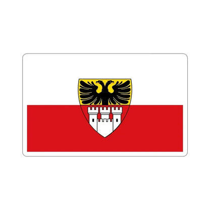 Flag of Duisburg mit Wappen Germany STICKER Vinyl Die-Cut Decal - The Sticker Space