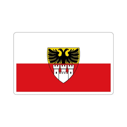 Flag of Duisburg mit Wappen Germany STICKER Vinyl Die-Cut Decal - The Sticker Space