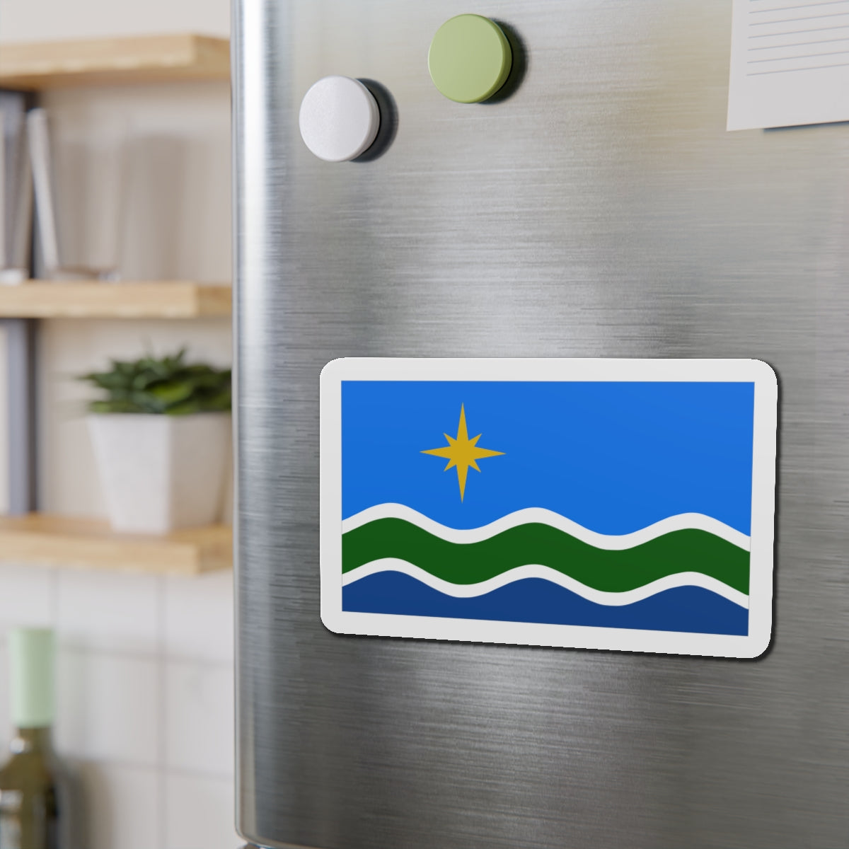 Flag of Duluth Minnesota - Die-Cut Magnet-The Sticker Space