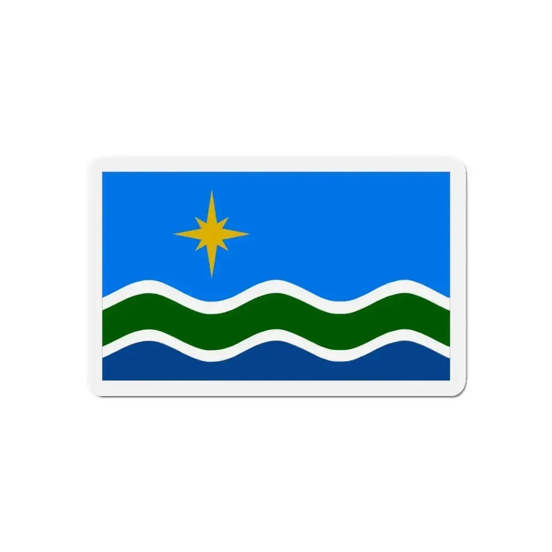 Flag of Duluth Minnesota - Refrigerator Magnet - The Sticker Space
