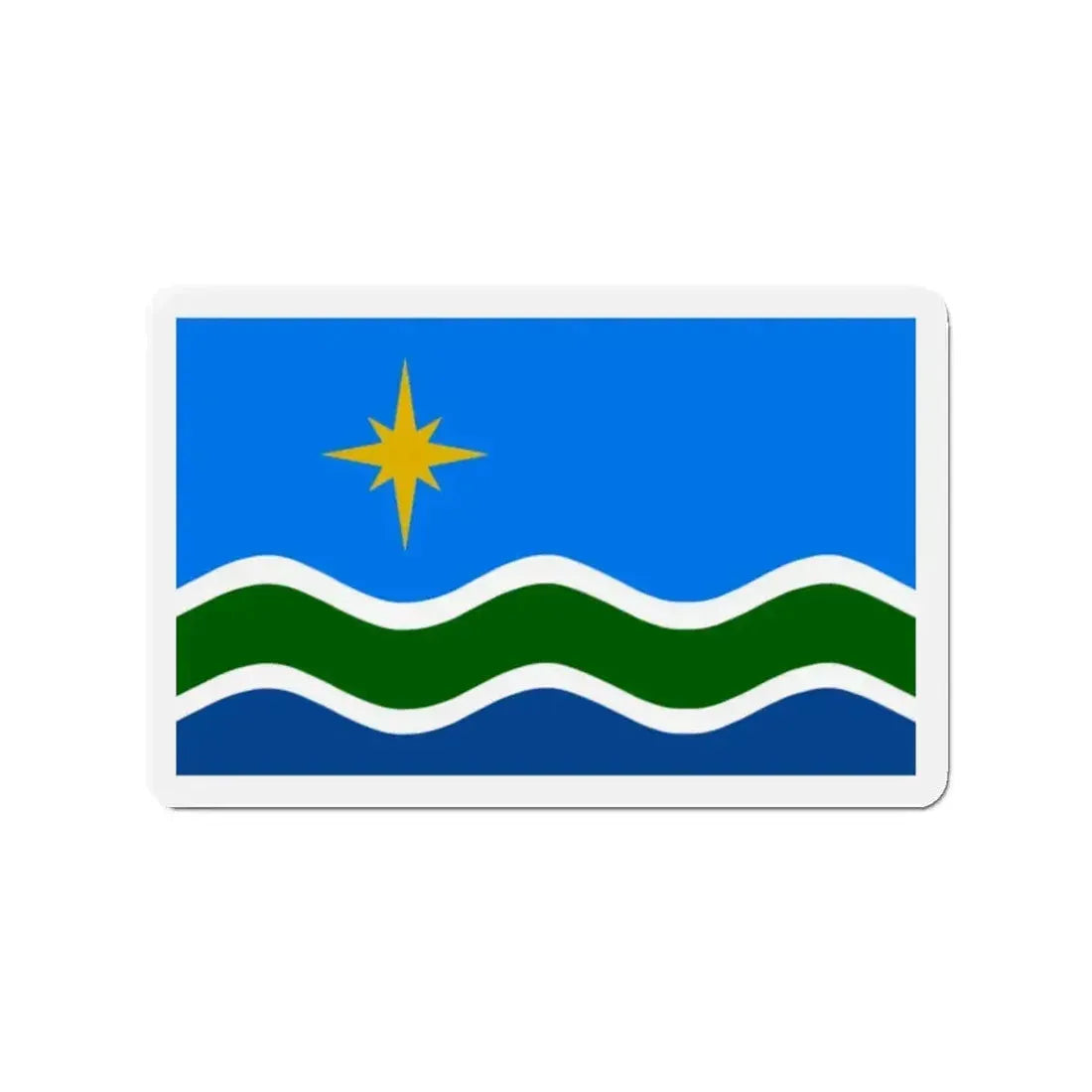 Flag of Duluth Minnesota - Refrigerator Magnet - The Sticker Space