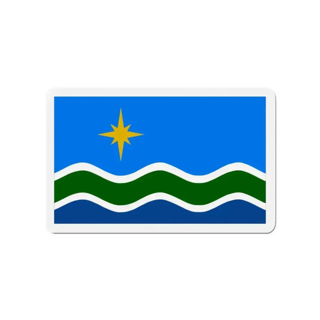 Flag of Duluth Minnesota - Refrigerator Magnet - The Sticker Space