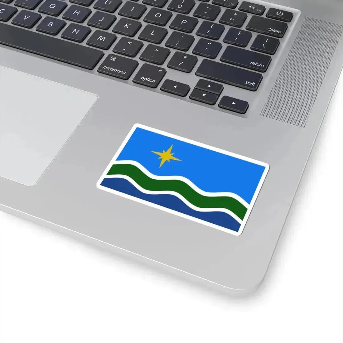 Flag of Duluth Minnesota (United States) STICKER Vinyl Kiss-Cut Decal - The Sticker Space
