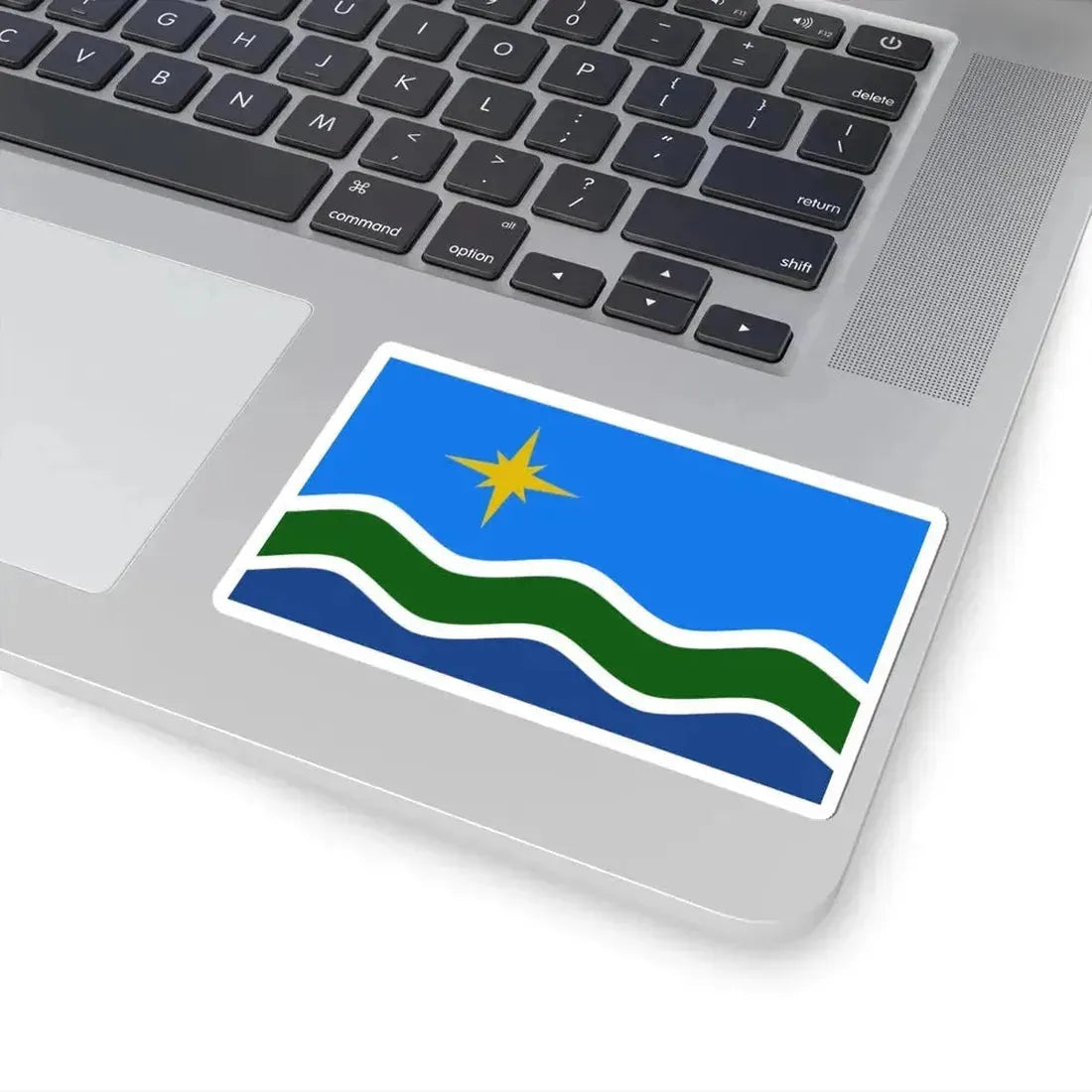 Flag of Duluth Minnesota (United States) STICKER Vinyl Kiss-Cut Decal - The Sticker Space