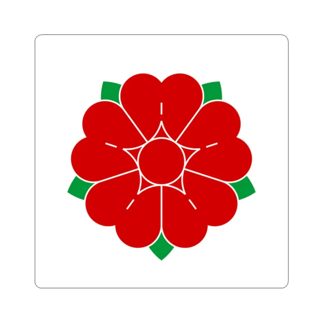 Flag of Dunaiv (Ukraine) STICKER Vinyl Kiss-Cut Decal 2 Inch White - The Sticker Space