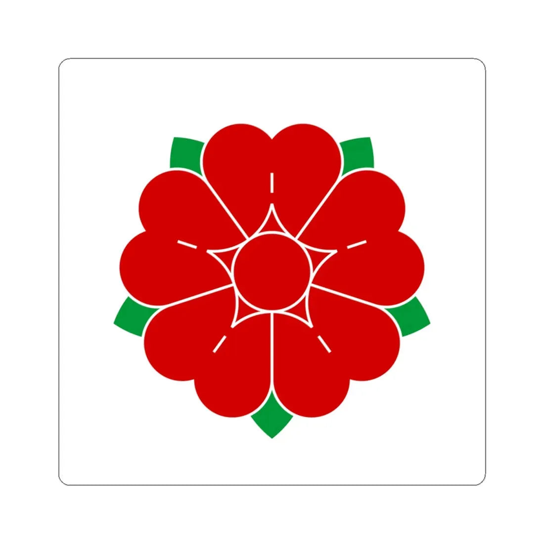 Flag of Dunaiv (Ukraine) STICKER Vinyl Kiss-Cut Decal 4 Inch White - The Sticker Space