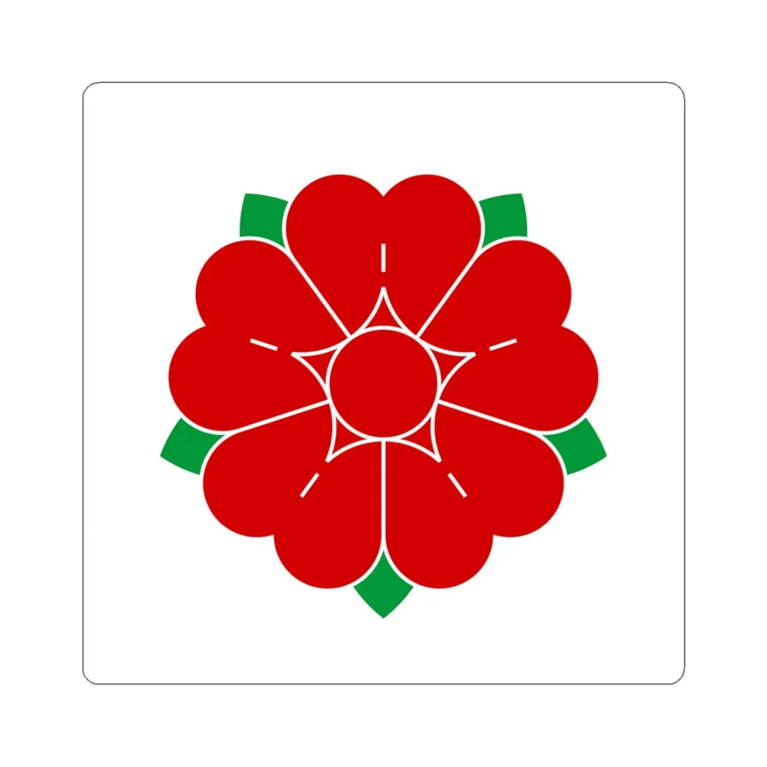 Flag of Dunaiv (Ukraine) STICKER Vinyl Kiss-Cut Decal 6 Inch White - The Sticker Space