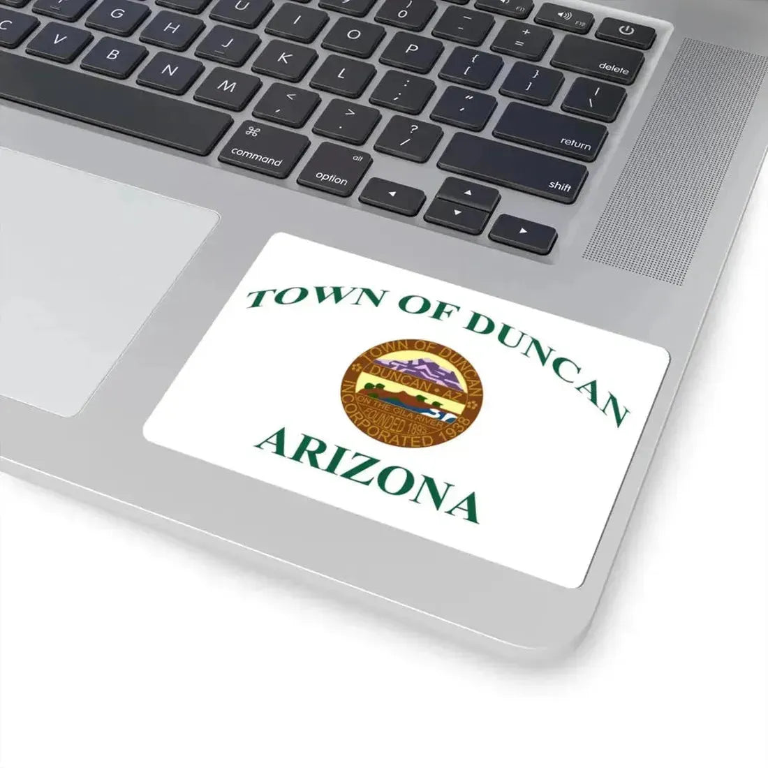 Flag of Duncan Arizona (United States) STICKER Vinyl Kiss-Cut Decal - The Sticker Space
