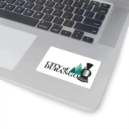 Flag of Durango Colorado (United States) STICKER Vinyl Kiss-Cut Decal - The Sticker Space