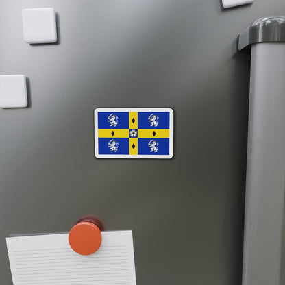 Flag of Durham County Council UK - Die-Cut Magnet-The Sticker Space