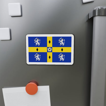 Flag of Durham County Council UK - Die-Cut Magnet-The Sticker Space