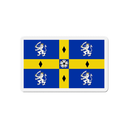 Flag of Durham County Council UK - Die-Cut Magnet-6 × 6"-The Sticker Space