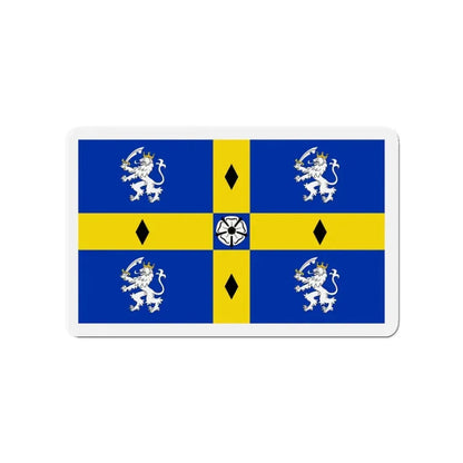 Flag of Durham County Council UK - Refrigerator Magnet 3 Inch - The Sticker Space